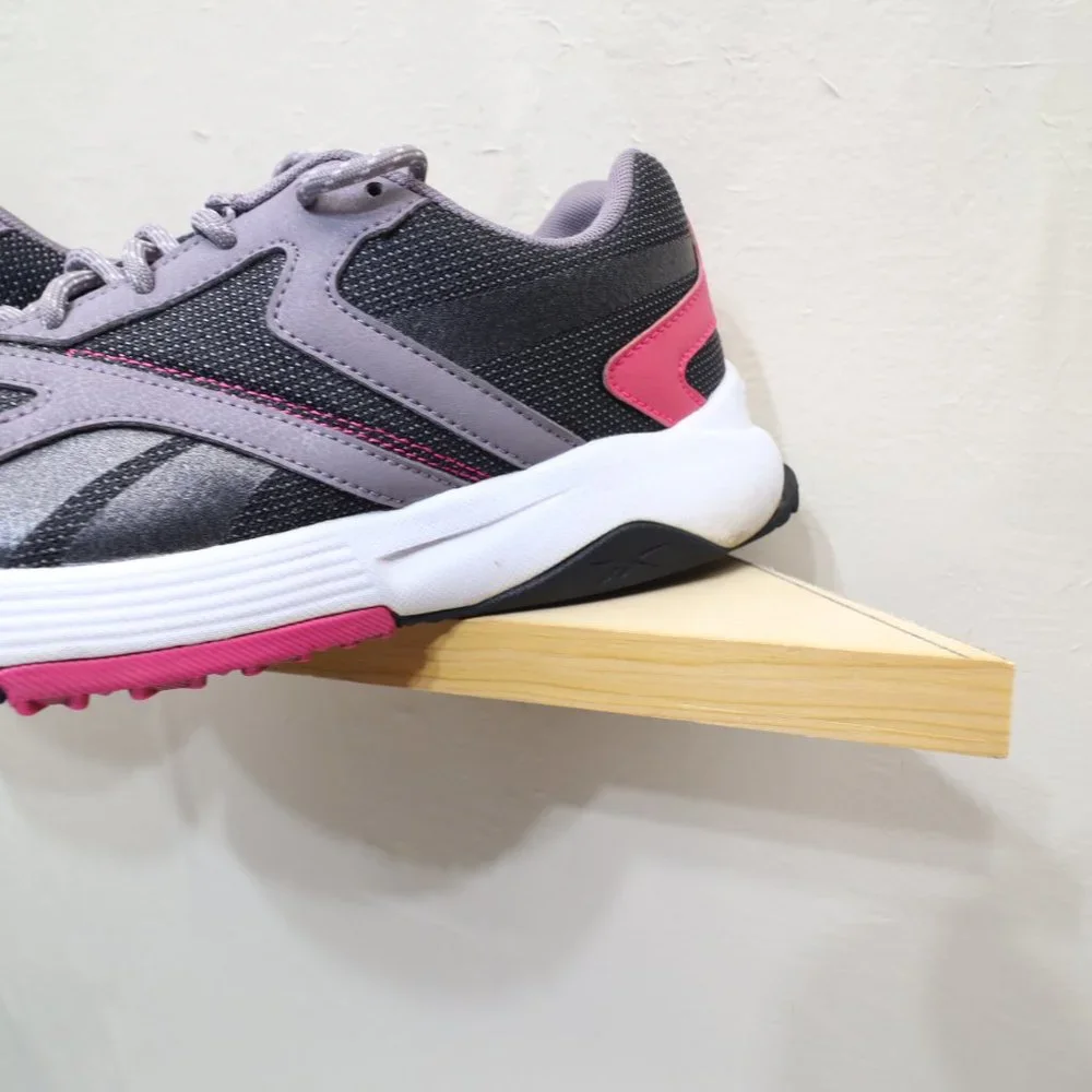 Reebok Trail Shoes Womens 9 Fuel Foam Gray Pink Charcoal White Athletic - Picture 8 of 14